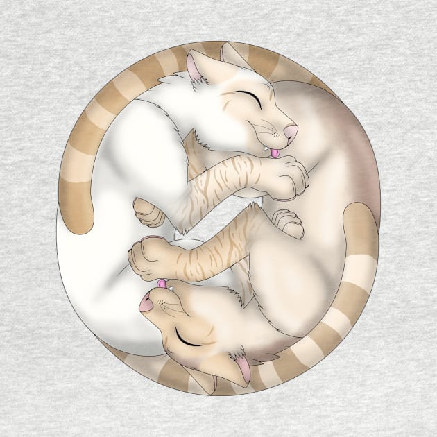 Yin-Yang Cats: Cream Lynx Point by spyroid101